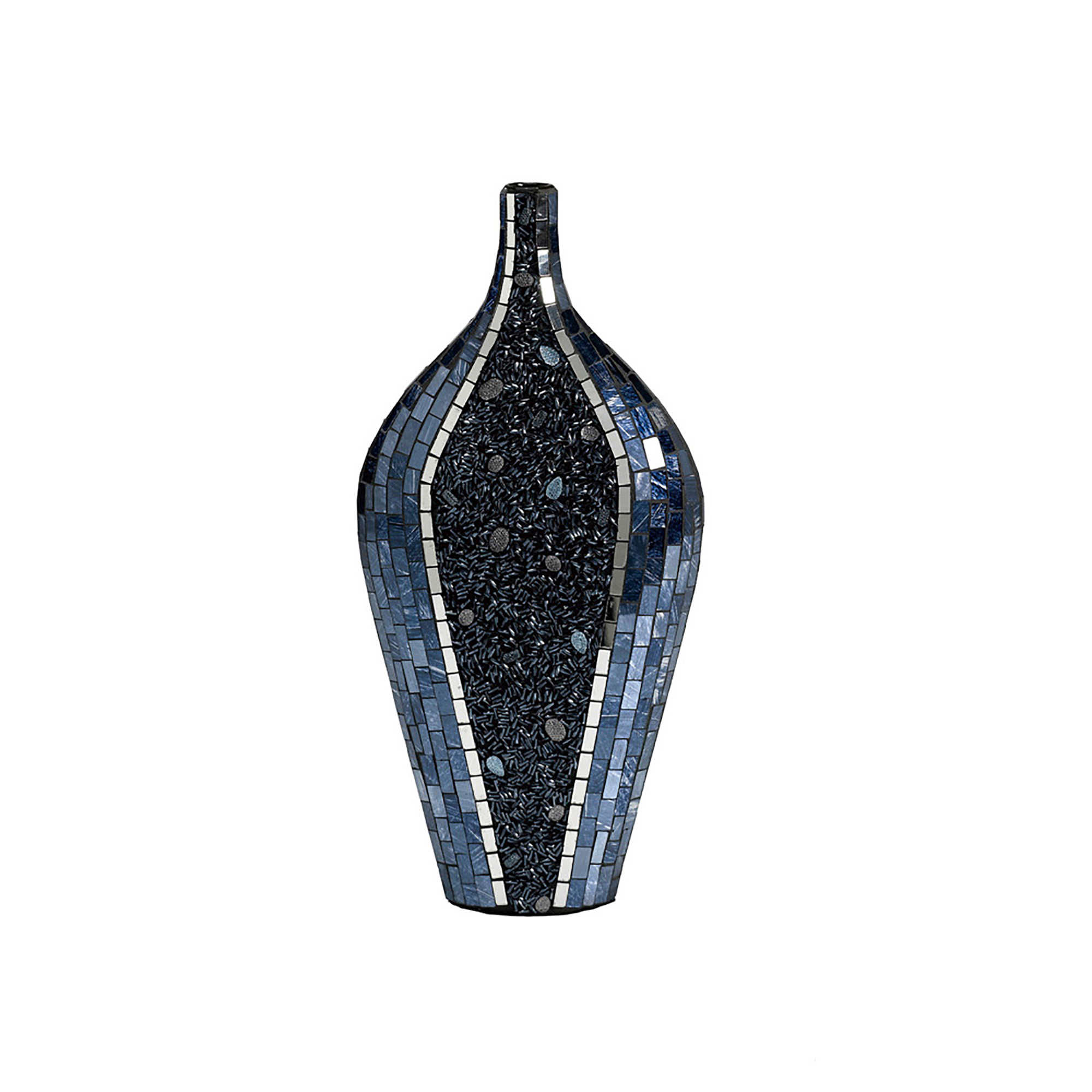 IL70249  Sapphire Mosaic Vase Large
